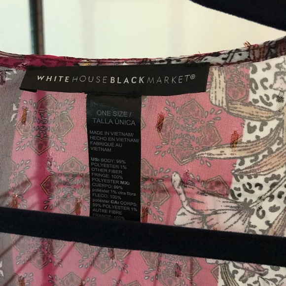 White House Black Market Boho Kimono - Picture 3 of 3